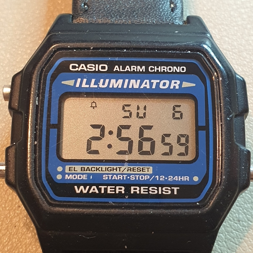 Casio Mens Black Digital Watch